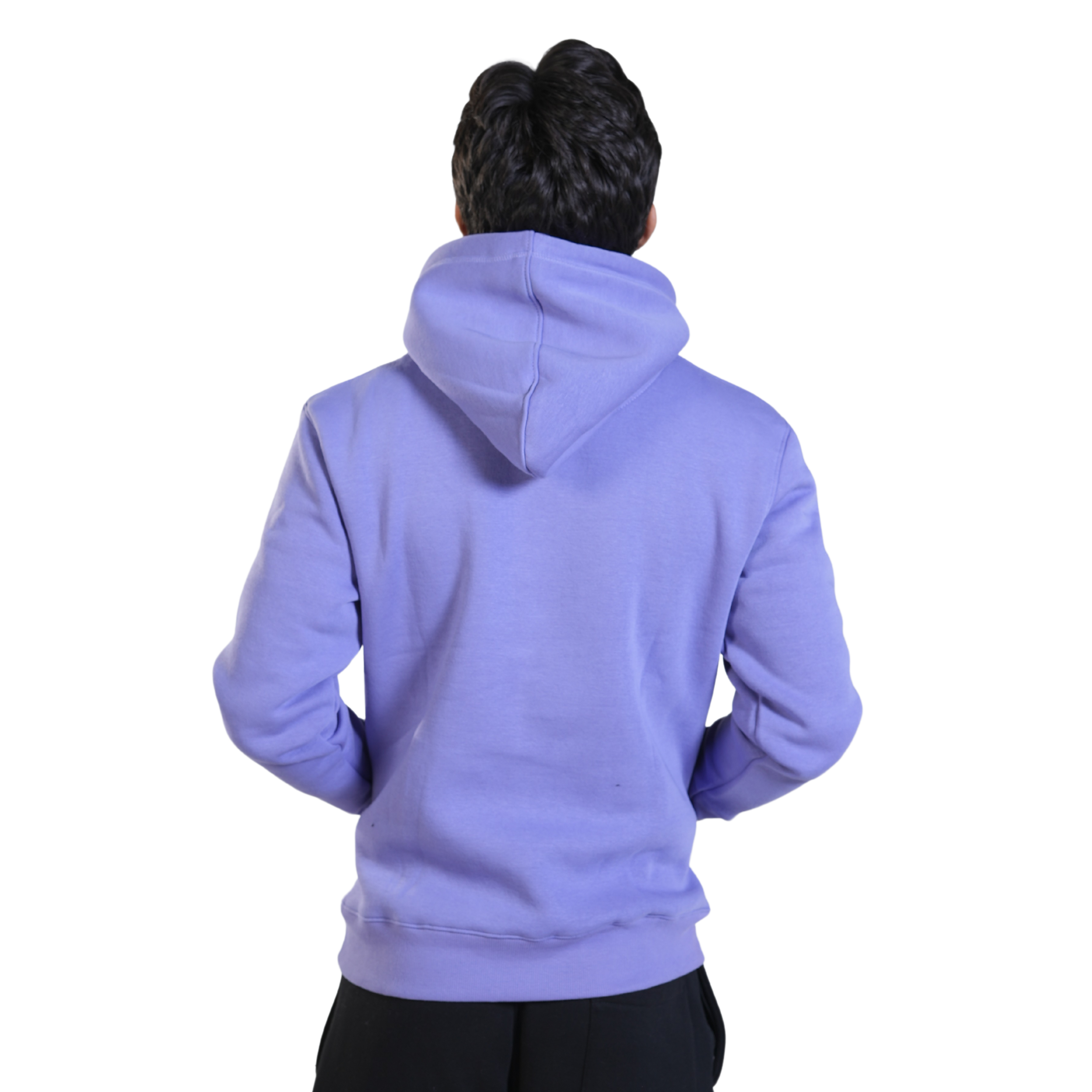 Cuffs Premium Men's Hoodie – Lavender | 100% Cotton Fleece, Warm and Stylish